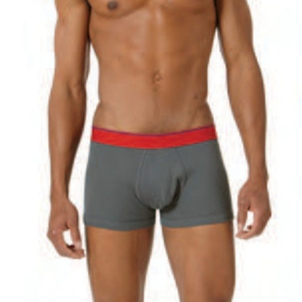 New Mens GAP Stretch Cotton Trunk Underwear. Size Med. Yellow and Blue Stripes. - Picture 4 of 4